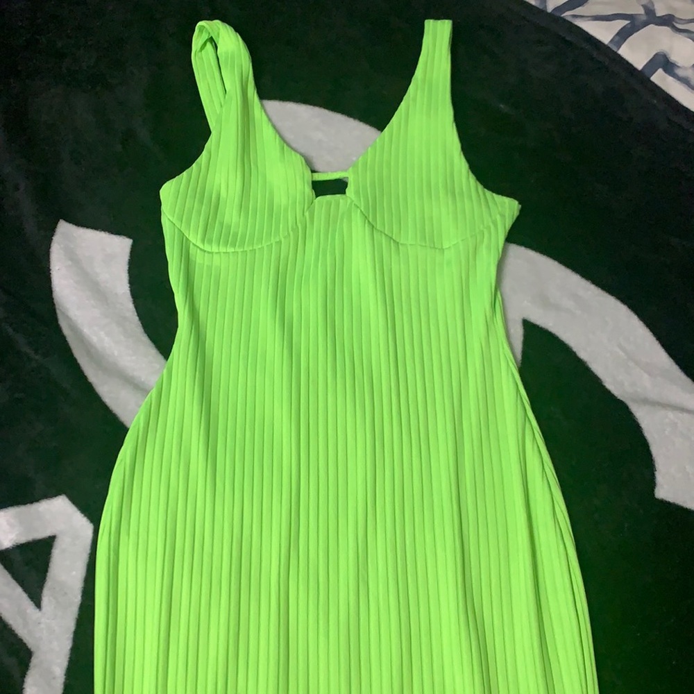Lime Green Modi body-con dress